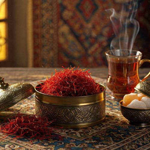 زعفران نیم مثقالی سوپرنگین (صادراتی)
